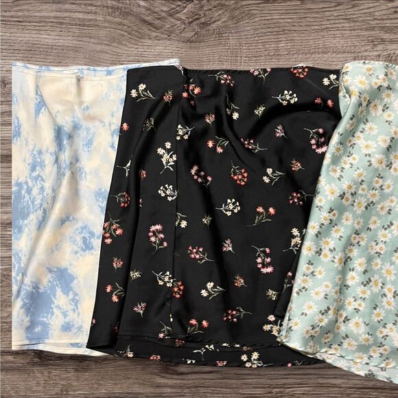 Womens No Boundaries Silk Skirt Lot-medium - Picture 2 of 8